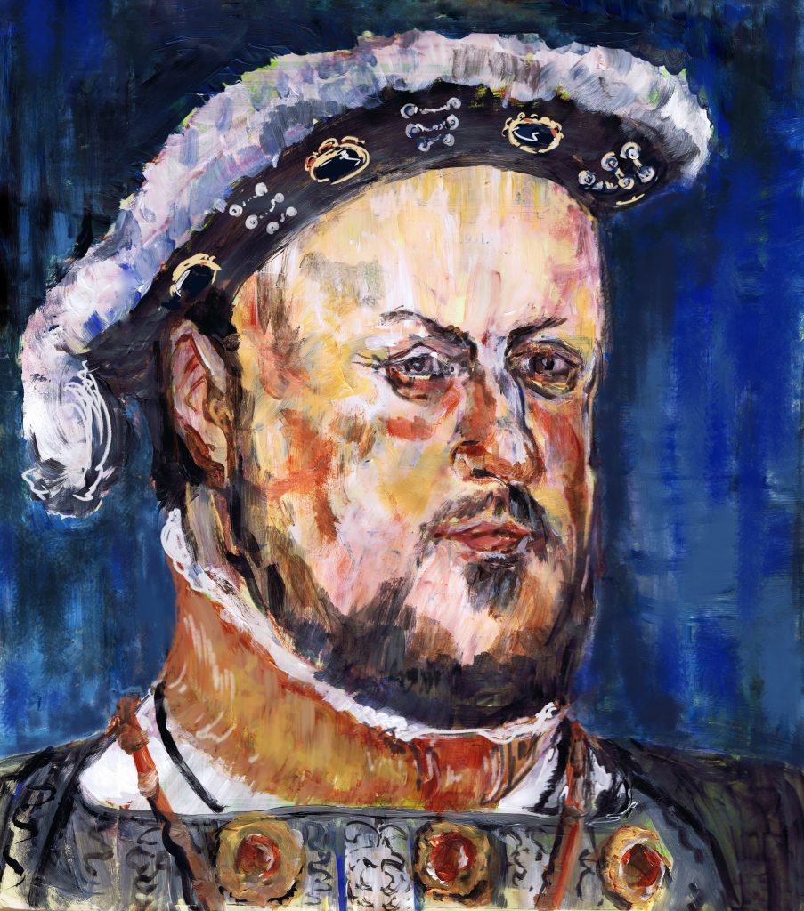Portrait of King Henry VIII, who introduced the Laws in Wales Acts in the 16th century