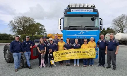 Community truck gathering raises £3,000 for Cardigan Cancer Care