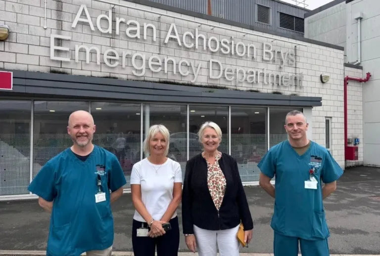 Dual helipad scheme takes shape at Ysbyty Gwynedd