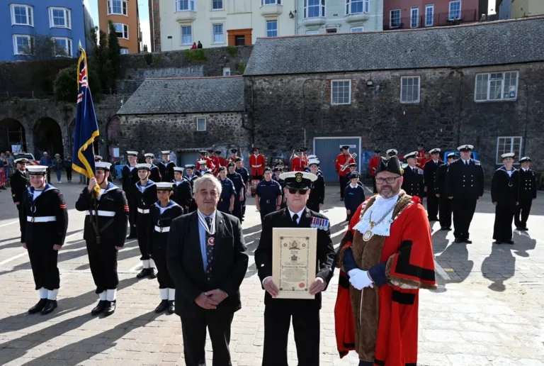 Tenby Sea Cadets awarded Freedom of the Town