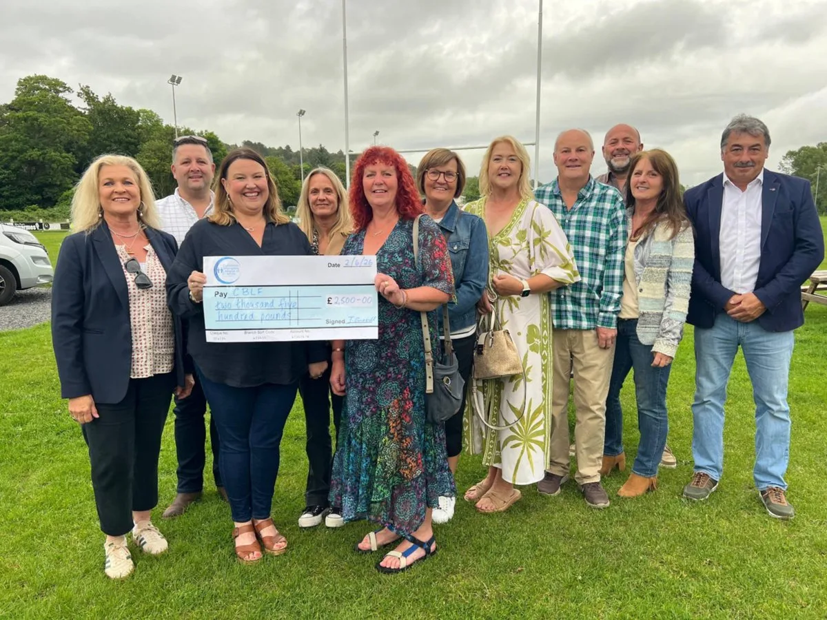 Pontdolgoch raises £2,500 for Bronglais hospital charity