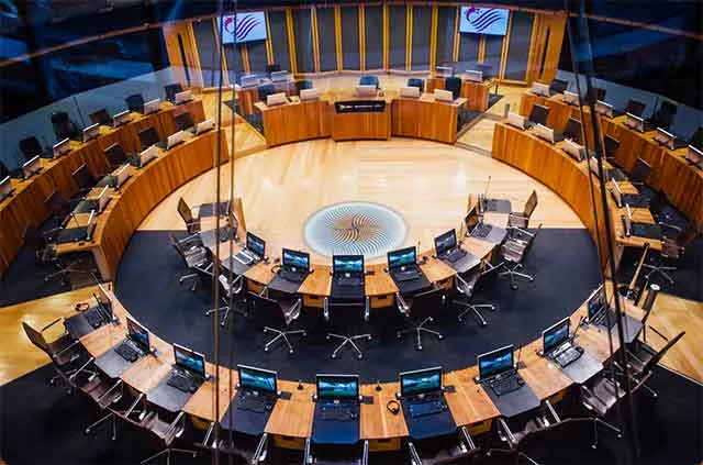 Shouting breaks out across Senedd chamber as legality of members switching parties is questioned