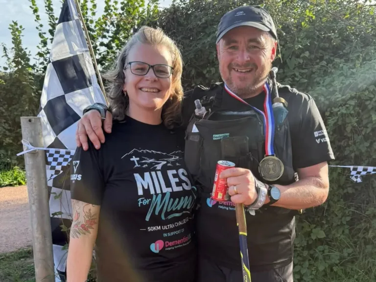 Monmouth runner raises £3,000 in ultra‑marathon for Dementia UK
