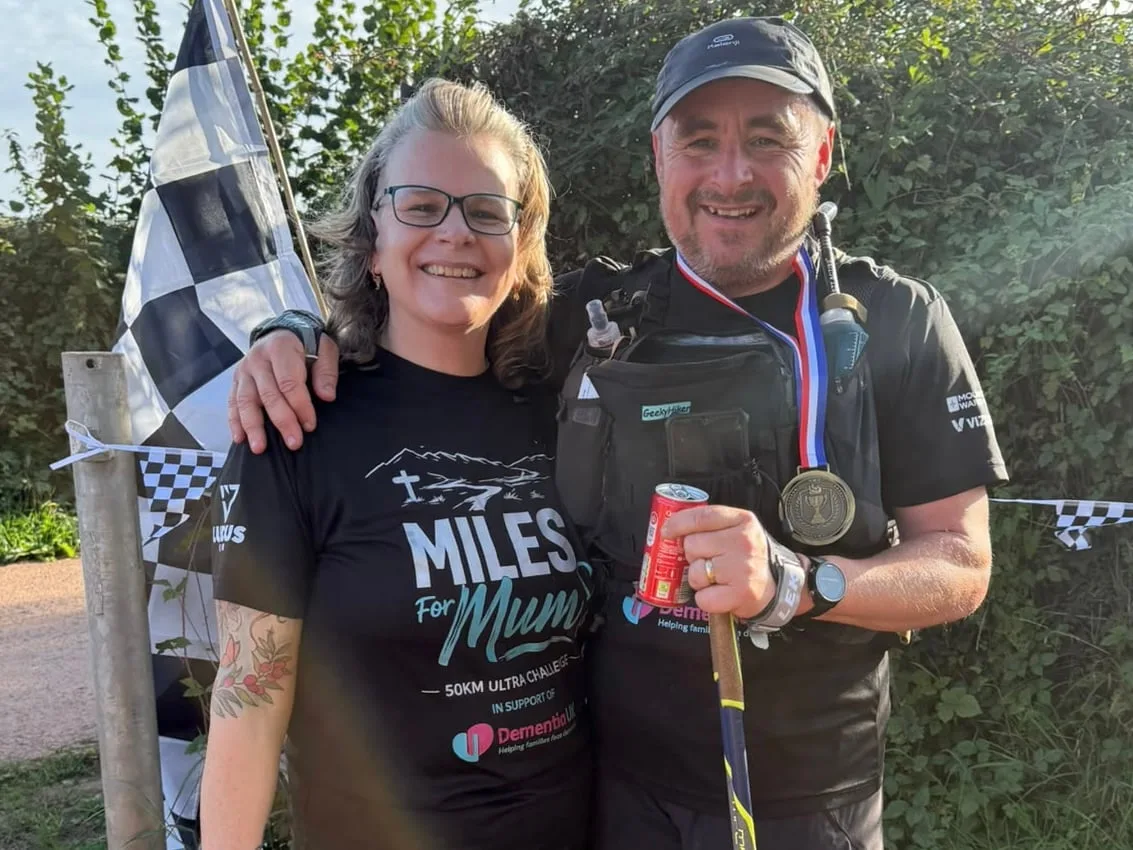 Monmouth runner raises £3,000 in ultra‑marathon for Dementia UK