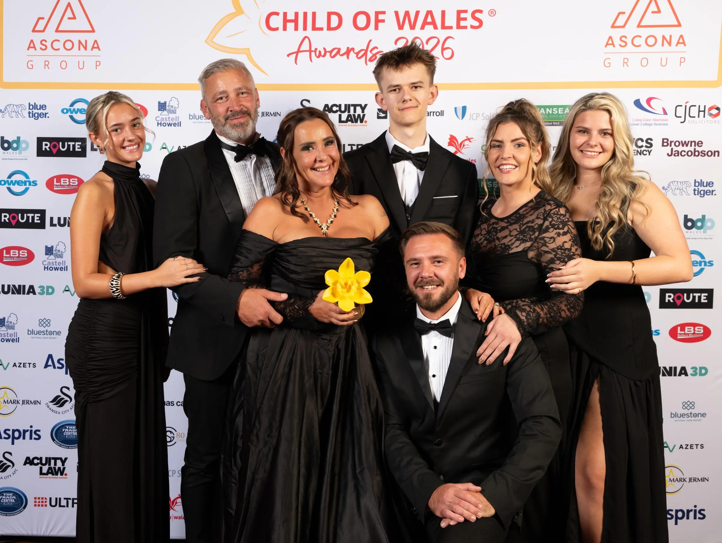 Guile family and young rugby star honoured at Child of Wales Awards