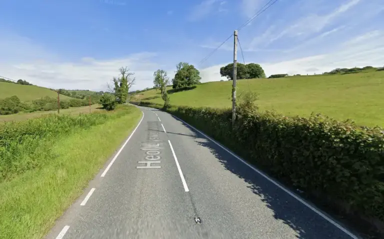 Two injured in three‑vehicle A482 collision