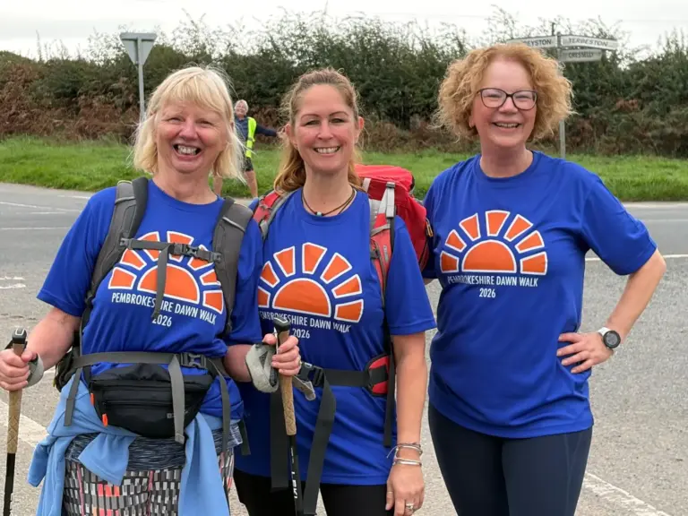 Pembrokeshire Dawn Walk raises £8,500 for hospice charity