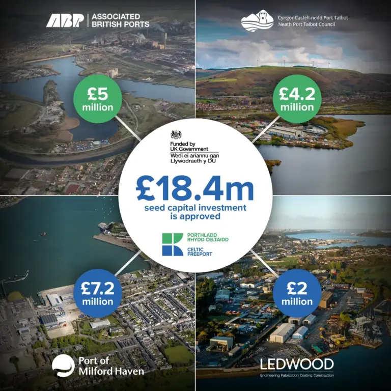 The Celtic Freeport Approves Seed Capital Investment