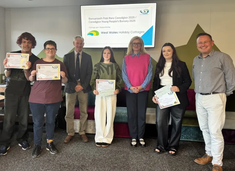 Ceredigion youth win £1,500 bursary
