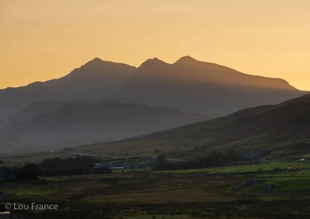 Wales' top three peaks: Snowdon, Garnedd Ugain, Carnedd Llywelyn