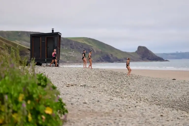 Pembrokeshire women gather for menopause support at Newgale Beach