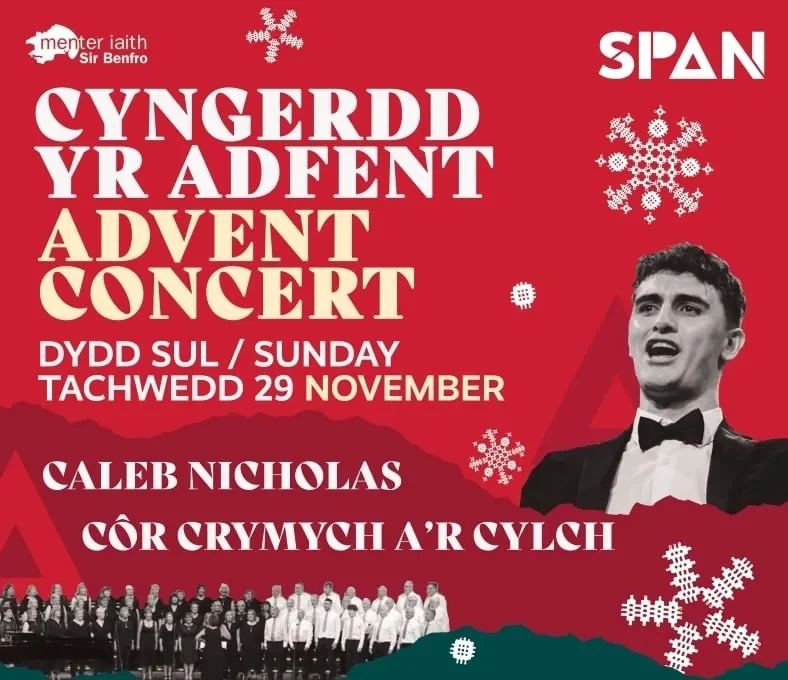 Caleb Nicholas to headline Llandisillio Advent Concert
