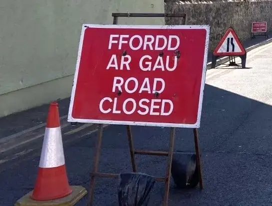 Ceredigion council closes three rural roads for works