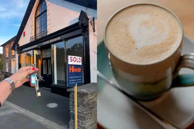 Friends launch new café in Capel Bangor