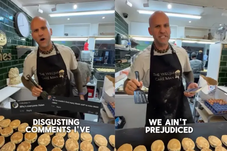 Welsh cake boss confronts racist trolls