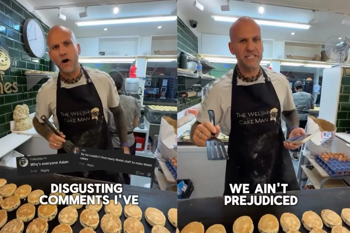 Welsh cake boss confronts racist trolls