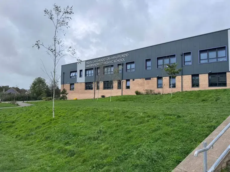 Councillors tour Haverfordwest High four years after royal opening