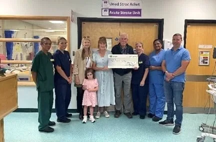 Carmarthenshire cyclists raise £4,360.75 for Prince Philip Hospital ward