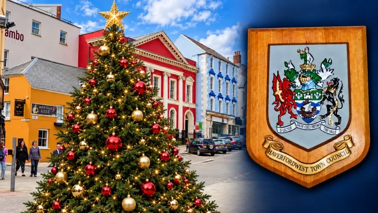 Haverfordwest to unveil 25ft Christmas tree in Castle Square